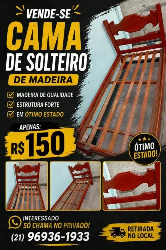 Cama de solteiro