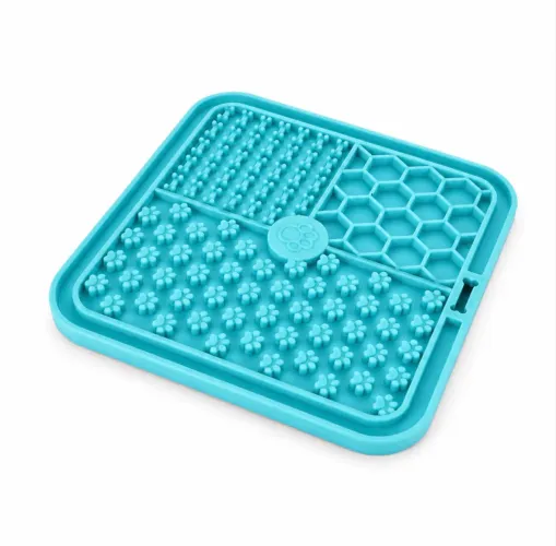 Tapete de Lamber Pet Silicone Antiestresse Cães e Gatos