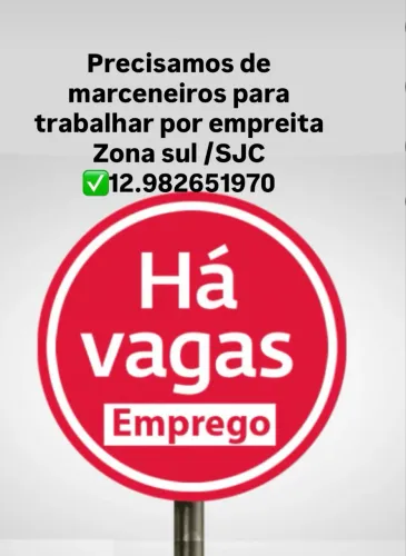 Marceneiro ou Meio Oficial início imediato