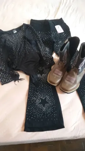 Roupa country infantil feminina