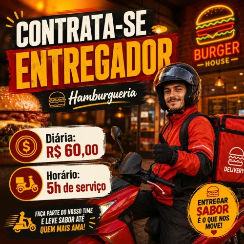 Precisa-se de entregador