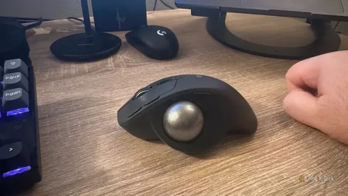 Mouse Ergonômico Logitech Ergo Trackball Bluetooth e USB (wireless)