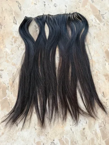 Mega Hair em tela 100% natural, 40 cm