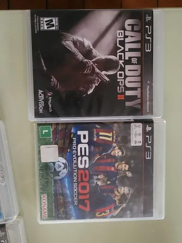 Kit de jogos para PS3 Call of Duty e PES 2017