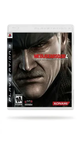 Metal Gear Solid 4 PS3 Original Completo CIB