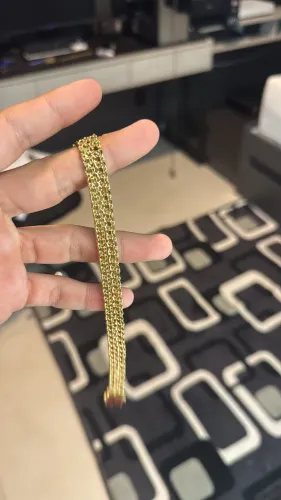 PULSEIRA BANHADA A OURO 18K | VITALÍCIO 