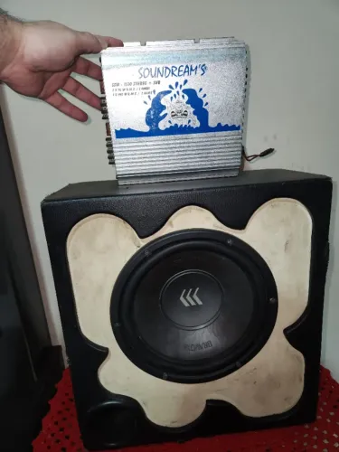 Modulo Amplificador soundreams SSW - 1120 E Subwoofer 10 Polegadas Bravox.