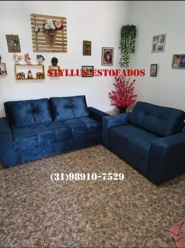 Sofá de 2 e 3 lugares novo 
