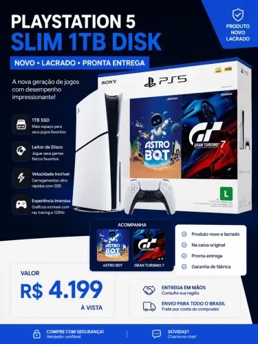 PlayStation 5 Slim 1TB DISCO