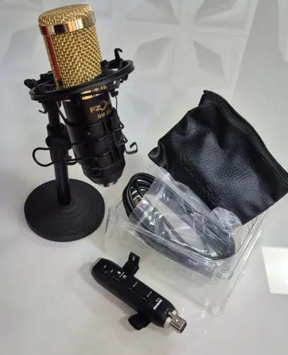 Interface Shure X2u + Microfone de estudio