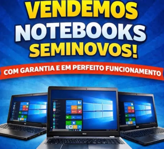 Venda de notebooks usados com garantia