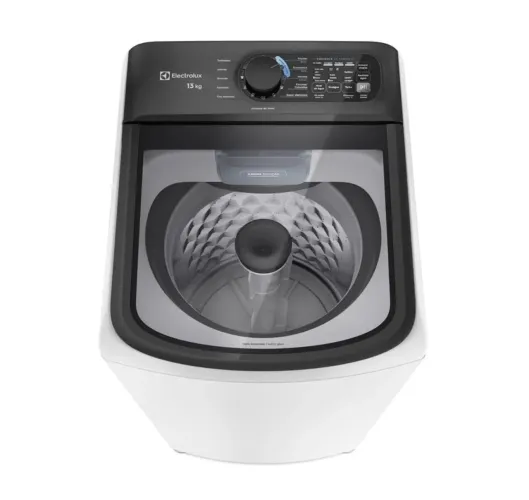 Máquina de Lavar Electrolux Efficient 13kg Branca Compacta, Econômica e Pré-diluição