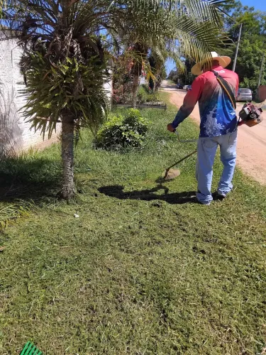 Roçamos grama, fazemos limpeza em sitio , chácaras , lote, terreno e condomínios 