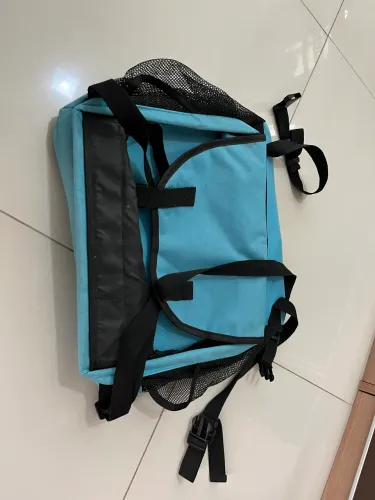 Cadeirinha de Transporte Pet para Carro - Marca Chalesco (Azul)