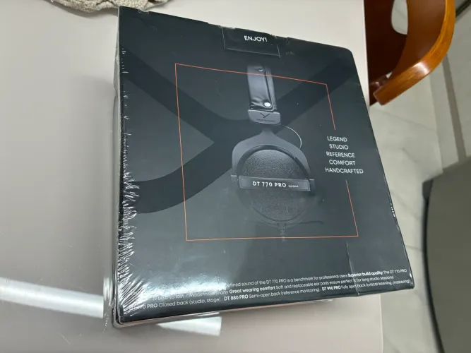 NOVO: Fone Beyerdynamic Dt 770 Pro LACRADO na caixa