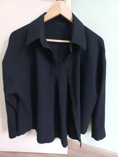 Camisa feminina preta - Tam. G (Veste 44//6)