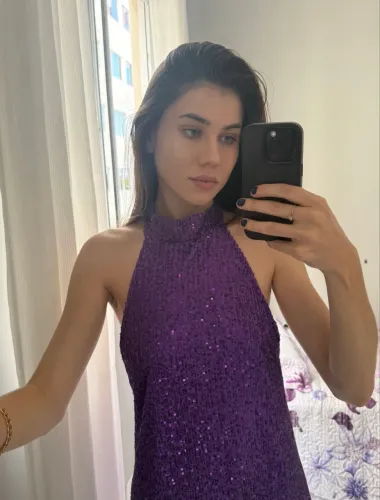Vestido com brilho