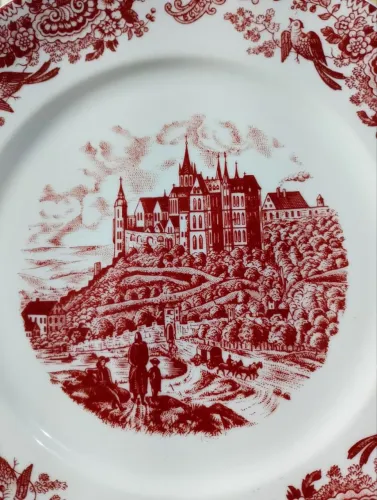 Prato Porcelana Real Cena Inglesa.
