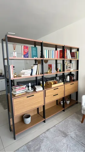 Estante de livros