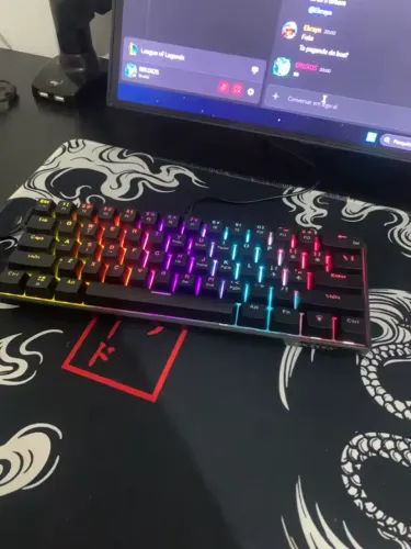 Teclado Mecânico AJAZZ NK61 60% RGB - Gamer