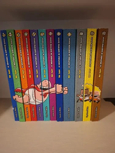 Colecao Livro capitão cueca
