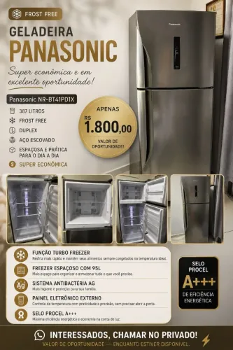 Geladeira Panasonic A+++