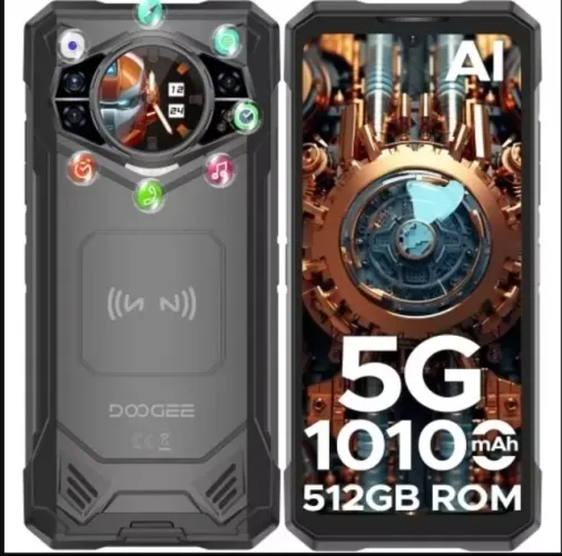 smartphone doogee s200 x 512gb 48gb 5g came 100mp camera notura secundaria 20mp certificaç