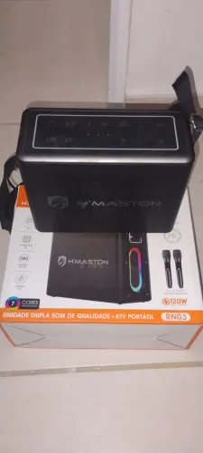 Caixinha de som, h maston, nova, usada apenas duas vezes
