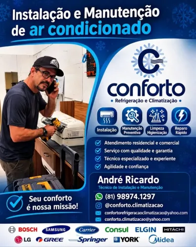 Instalação de ar condicionado split 