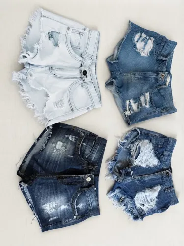 4 short jeans por 50$ 