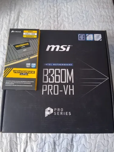 Kit upgrade b360m + I5 9400f + 2x8gb ddr4