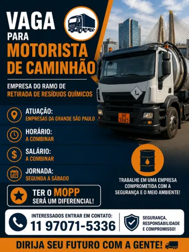 Motorista de caminhão 