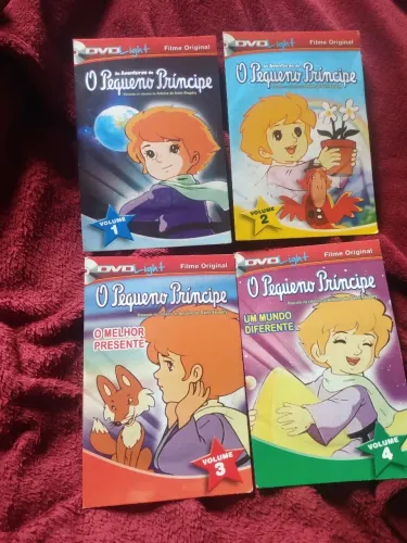 Lote 4 dvds pequeno príncipe 