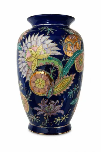 Vaso decorativo oriental de porcelana chinesa