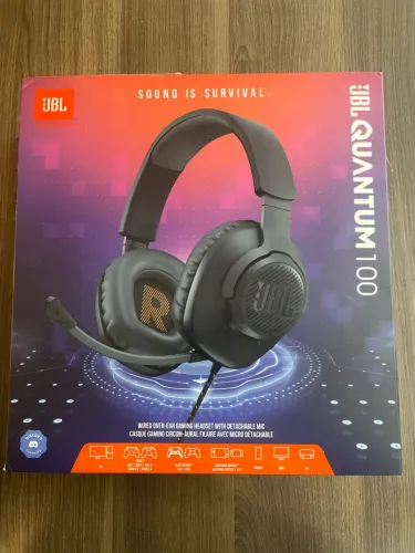 Headset Gamer JBL Quantum 100 Fone de Ouvido