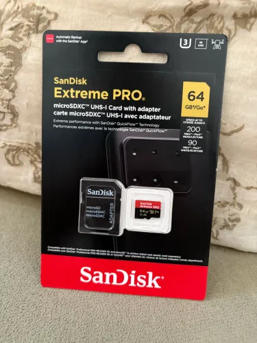 Micro sd sandisk xtreme pro 64
