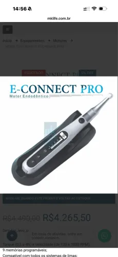 Motor de endodontia