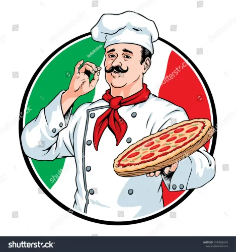 Produção de massa de pizza