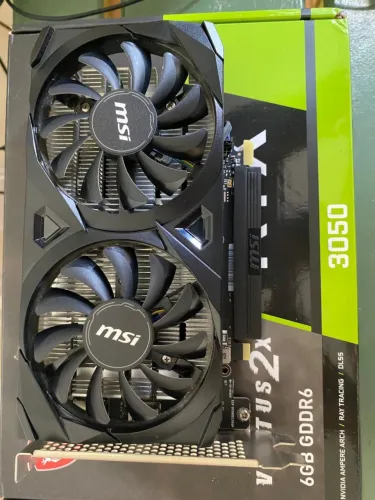 MSI GeForce RTX 3050 Ventus 2X OC Edition 6GB GDDR6 - Oportunidade!