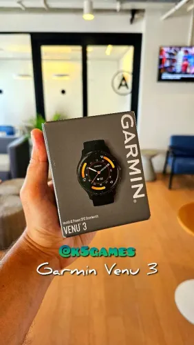 Garmin Venu 3 - Preto Lacrado - ATENÇÃO ABC SP 