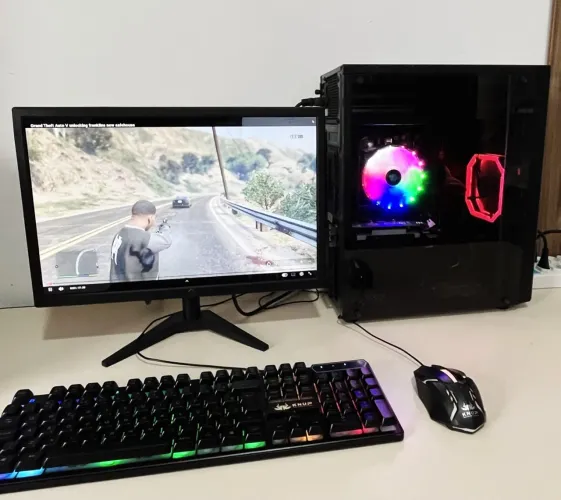 PC Gamer Completo Intel Xeon 16GB RX 550 4GB SSD 480GB