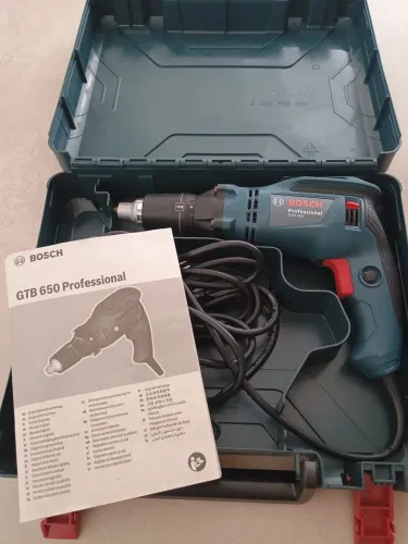parafusadeira Drawy Wall Bosch GTB 650 - Novíssima!!! - 220V