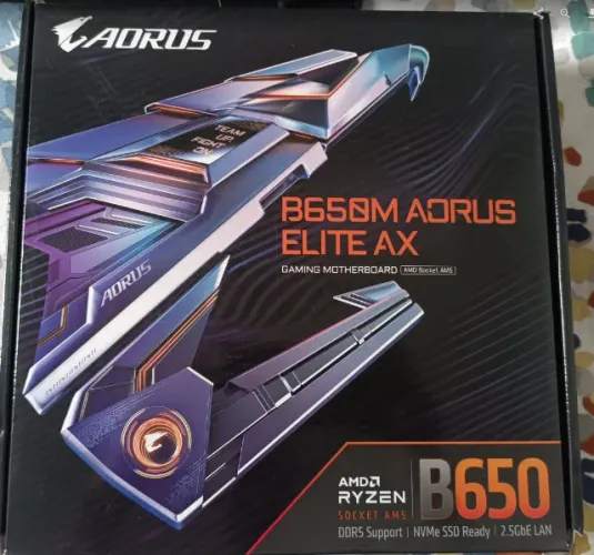 Placa Mae B650 Gigabyte B650m Aorus Elite 10x sem juros