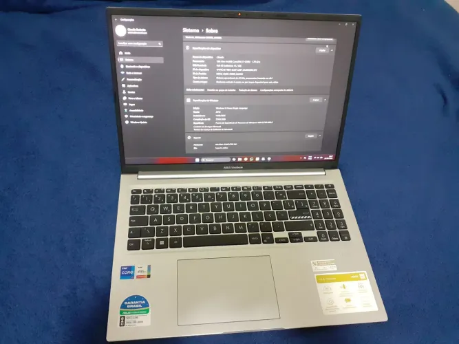 Notebook ASUS Vivobook 16 - Processador i7-1255U 16GB Ram