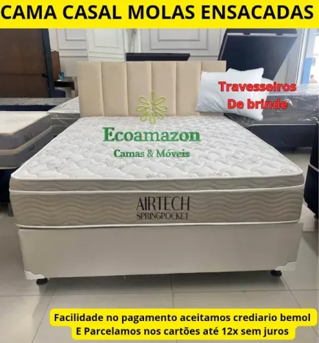 Cama casal -- Ortobom Molas Ensacadas entregamos