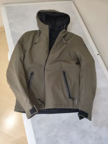 Jaqueta Moto REV?IT! XL Verde Militar - Usada 3x (Impermeável + Proteções)