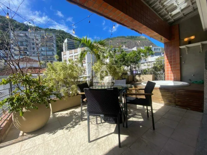 Lagoa! Cobertura duplex com 2 suítes e 2 vagas de garagem na escritura.154m²