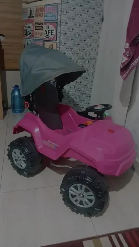 Carro infantil rosa