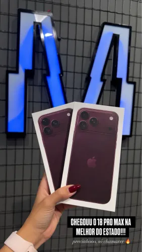iPhone 18 Pro Max 256GB Lacrado - Loja Física