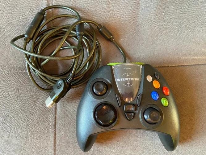 Controle e Cabo Xbox Clássico